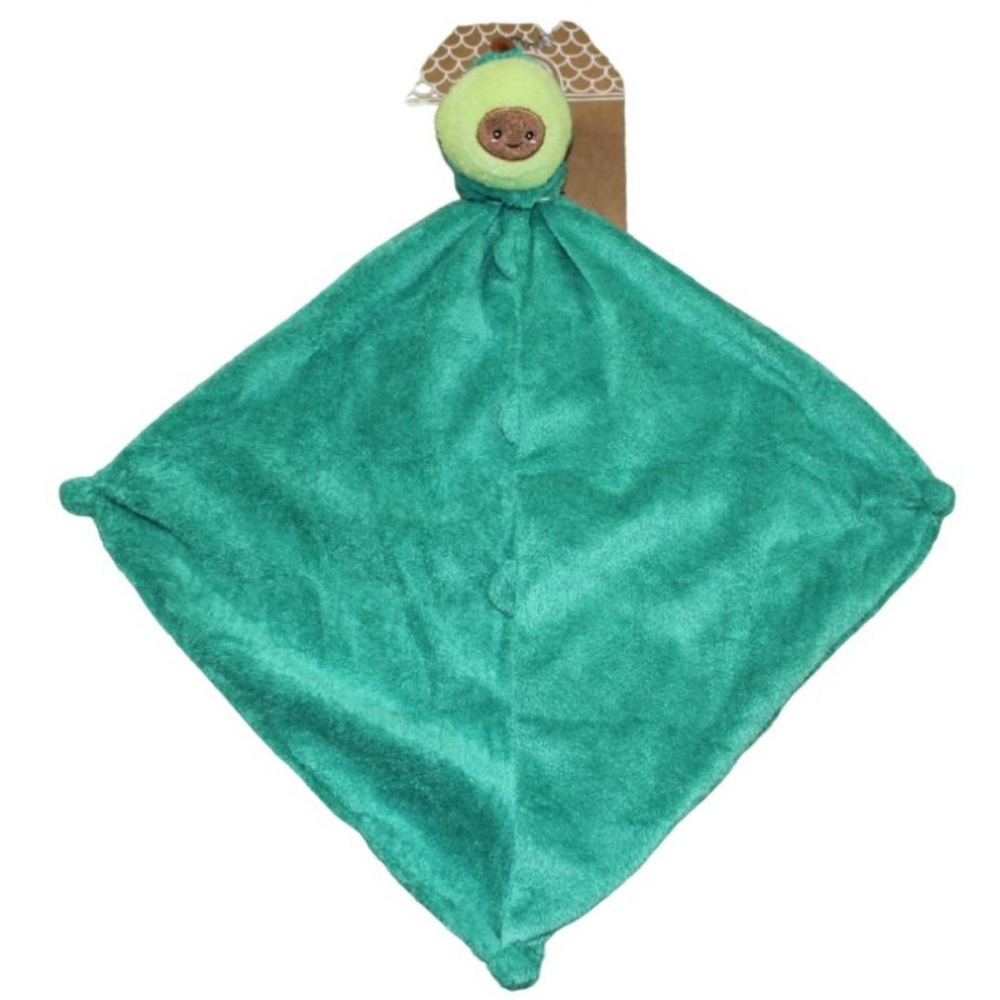 NWT ANGEL DEAR AVOCADO LOVEY SECURITY BLANKET
